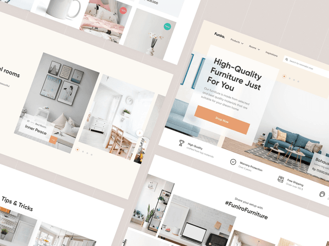 Funiro - furniture website